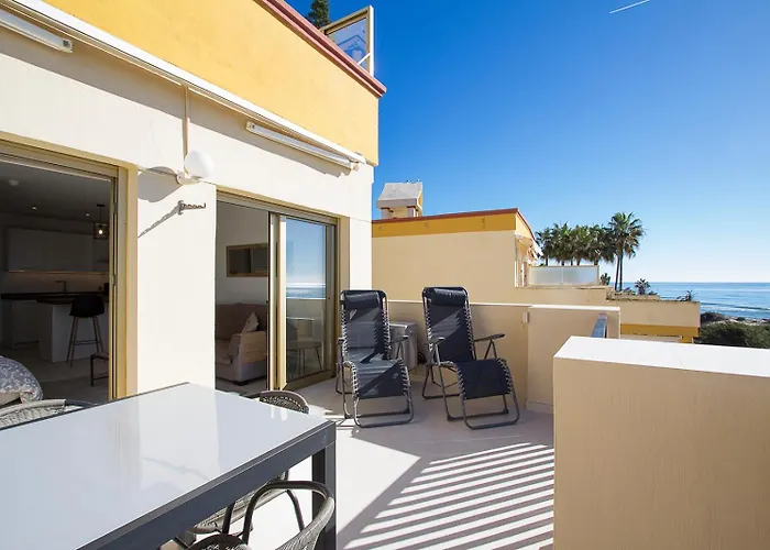 Beach Front Studio In Elviria Marbella