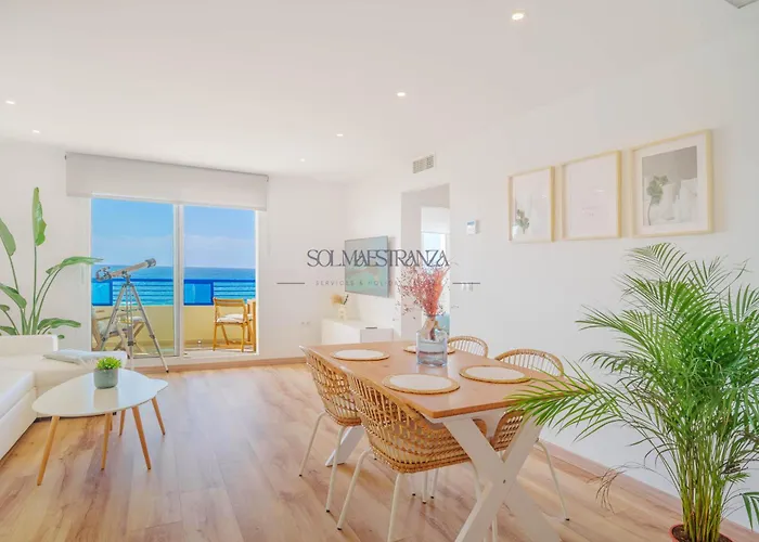 Marbella Beach Front View By Sol Maestranza