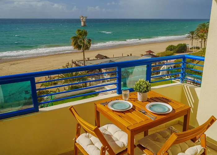 Marbella Beach Front View By Sol Maestranza