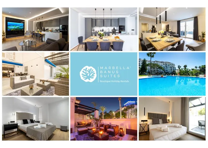 Marbella Banus Suites - Banus - Playas Del Duque - Luxury 3Br - 3Ba - Heart Of Puerto Banus Direct Beach Access - Steps To Marina & El Corte Ing Luxury Shopping - Large Outdoor Terrace - 35,000 M2 Gardens - 3 Pools - 2 Onsite Restaurants- Ideal Famil