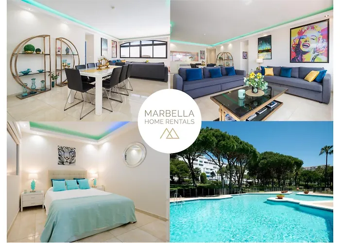 Marbella Home Rentals - Beachfront Luxury Apartment, 5Br Playas Del Duque