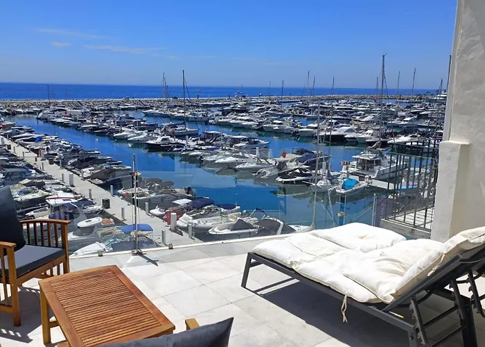 306 -Luxury Selection- Puerto Banus Marbella Front Line Penthouse Apartment